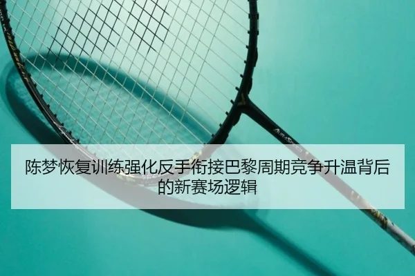 陈梦恢复训练强化反手衔接巴黎周期竞争升温背后的新赛场逻辑